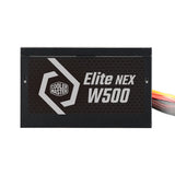 Cooler Master ELITE NEX White W500 unidad de fuente de alimentación 500 W 24-pines ATX ATX Negro, 100 - 240 V, Activo, 1