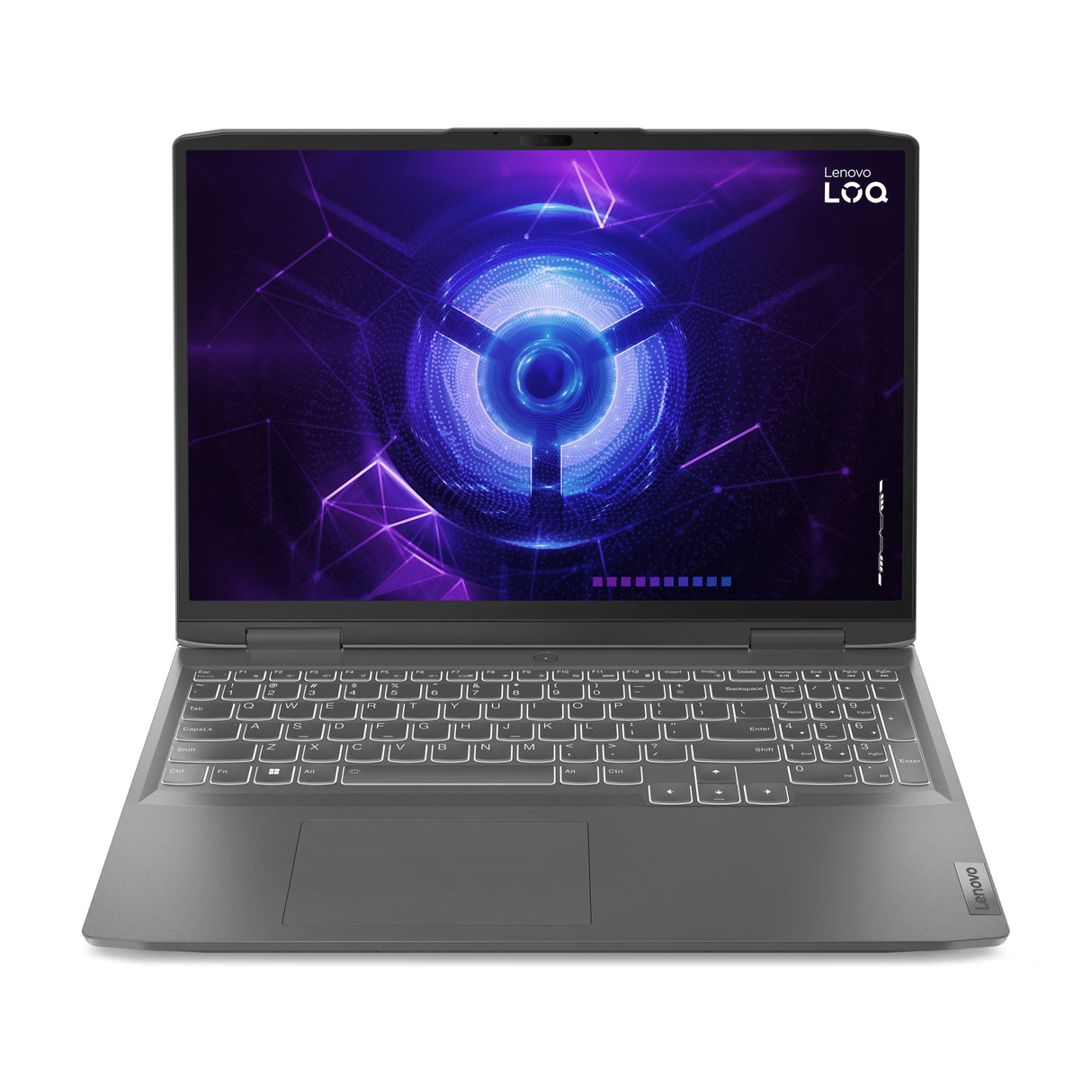 Lenovo LOQ 16IRH8 Laptop Storm Grey Portátil Gris Concha