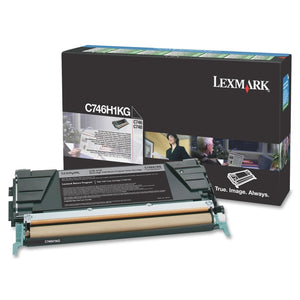 Lexmark C746H1KG cartucho de tóner 1 pieza(s) Original Negro, 12000 páginas