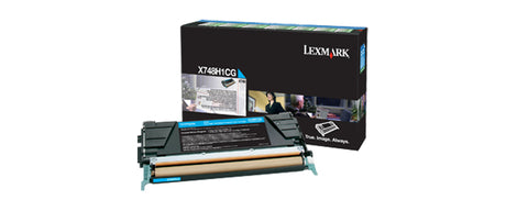 Lexmark X748H1CG cartucho de tóner 1 pieza(s) Original Cian, 10000 páginas