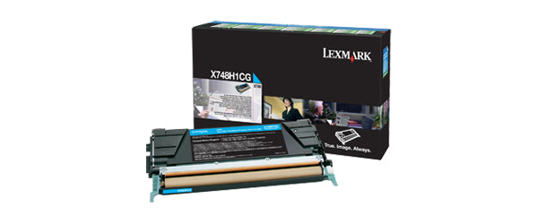 Lexmark X748H1CG cartucho de tóner 1 pieza(s) Original Cian, 10000 páginas