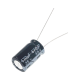 140XRL354470 - Capacitor Electrolítico de Aluminio, Radial de 470 µFd, 35 Vcc, 105 °C, 10 x 20 mm.
