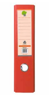 Techmakro KITCARP10NPY carpeta de cartón Carta Rojo, Anillo D, Almacenamiento, Cloruro de polivinilo (PVC)