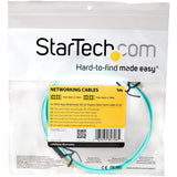 StarTech.com Cable de 1m de Fibra Óptica Multimodo OM3 LC a LC UPC - Full Duplex 50/125µm - para Redes de 100G - LOMMF/V