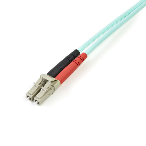 StarTech.com Cable de 2m de Fibra Óptica Multimodo OM3 LC a LC UPC - Full Duplex 50/125µm - para Redes de 100G - LOMMF/V