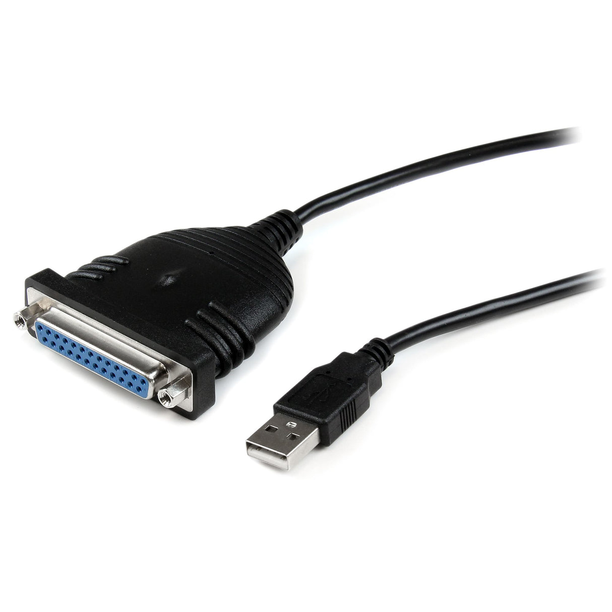 StarTech.com Cable de 1,8m Adaptador de Impresora Paralelo DB25 a USB A - H/M Cable Negro DB-25 USB A 1,9 m