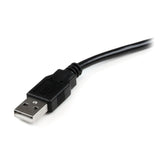 StarTech.com Cable de 1,8m Adaptador de Impresora Paralelo DB25 a USB A - H/M Cable Negro DB-25 USB A 1,9 m
