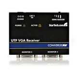 StarTech.com VGA over Cat5 Receiver Receptores AV Negro 104 mm 220 mm