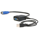 StarTech.com Duplicador Divisor de Vídeo VGA 2 puertos Compacto Alimentado por USB - Cable Splitter Divisores de vídeo 2