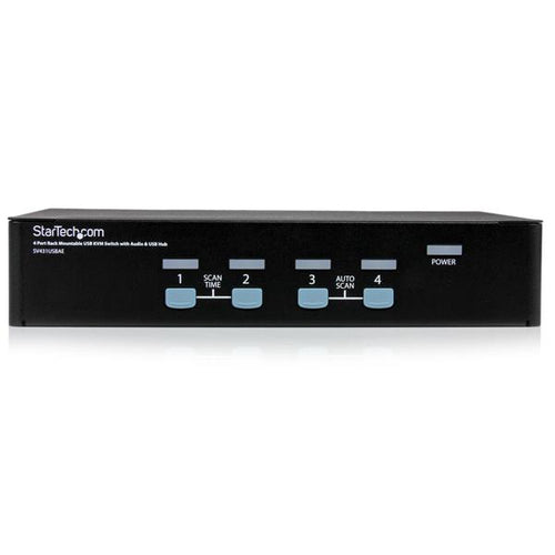 StarTech.com 4 Port StarView USB KVM Interruptores KVM 4 USB 1920 x 1440 Pixeles