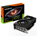 GIGABYTE Tarjeta Gráfica GeForce RTX 4070 WINDFORCE 2X OC V2 12G - 12GB GDDR6, 192bit, PCI-E 4.0, 2490MHz Core Clock, 3 x DisplayPort 1.4a, 1 x HDMI 2.1a, NVIDIA DLSS 3, GV-N4070WF2OCV2-12GD tarjetas gráficas Si 5888 NVIDIA GeForce RTX 4070