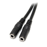 StarTech.com Adaptador Divisor de Auriculares Mini-Jack 3,5mm 3 pines Macho a 2x  Mini-Jack 3 pines Hembra Cable 0,2 m 3,5mm Macho 2x3.5mm