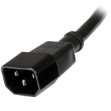 StarTech.com Cable de 1.8m de Extensión de Alimentación para Computadora C14 a C13 con Calibre 14AWG, Acoplador C13, Acoplador C14, SJT
