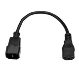 StarTech.com Cable de 1.8m de Extensión de Alimentación para Computadora C14 a C13 con Calibre 14AWG, Acoplador C13, Acoplador C14, SJT
