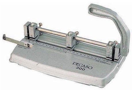 Pegaso 300 perforador de papel Gris