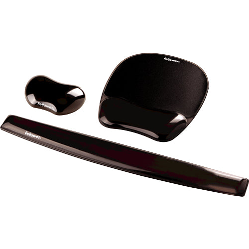 Fellowes 9112101 Ratón Monocromo Gel, Plástico Si Negro
