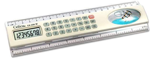 Celica CA-256-W calculadora Bolsillo Calculadora básica Blanco, 8 dígitos, 1 líneas, Batería