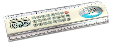 Celica CA-256-W calculadora Bolsillo Calculadora básica Blanco, 8 dígitos, 1 líneas, Batería