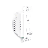 (ZWAVE) Tomacorriente con señal inalambrica Z-WAVE, compatible con HUB HC7, C8, puede ser un panel de alarma L5210, L7000 con Total Connect y Alarm.Co