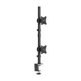 Tripp Lite DDR1527SDC Abrazadera / Soporte de Escritorio Vertical para Doble Pantalla Plana de 15" a 27" Sopor