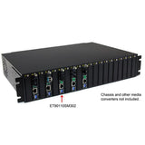 StarTech.com Conversor de Medios Ethernet 10/100 Mbps a Fibra Modo Único Monomodo Conector SC - 30km Convertidores de re