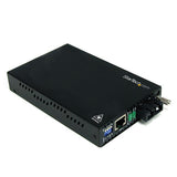 StarTech.com Conversor de Medios Ethernet 10/100 Mbps a Fibra Modo Único Monomodo Conector SC - 30km Convertidores de re