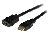 StarTech.com Cable de 2m Extensor HDMI - Cable HDMI Macho a Hembra - Cable Alargador HDMI 4K - Cable HDMI con Ethernet UHD 4K 30Hz Macho a Hembra - Cable HDMI 1.4 de Alta Velocidad Cable 2 m HDMI tipo A (Estándar) HDMI tipo A (Estándar) Macho