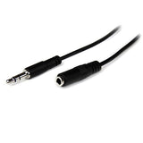 StarTech.com Cable de 2m de Extensión Alargador de Auriculares Mini-Jack 3,5mm Estéreo Macho a Hembra - Delgado Cables d