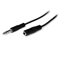 StarTech.com Cable de 2m de Extensión Alargador de Auriculares Mini-Jack 3,5mm Estéreo Macho a Hembra - Delgado Cables d