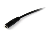 StarTech.com Cable de 2m de Extensión Alargador de Auriculares Headset Mini-Jack 3,5mm 4 pines Macho a Hembra Cable 2 m 3,5mm Macho 3,5mm