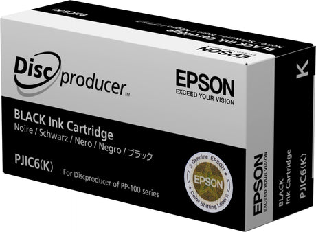 Epson Cartucho Discproducer negro Cartucho de Tinta Tinta a base de pigmentos Impresión por inyección de tinta 1 pieza(s) Original
