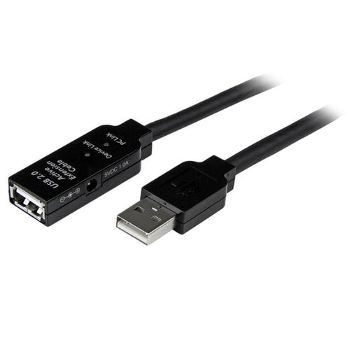 StarTech.com Cable USB 2.0 de Extensión Alargador Activo de 5 metros - Macho a Hembra Cables USB USB 2.0 USB A 5 V