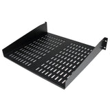 StarTech.com Estante Bandeja Ventilado Cantilever para Armario Rack de Servidores 2U Profundidad Fija - 22kg