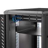 StarTech.com Estante Bandeja 2U 22in (558,8mm) de Profundidad Fija para Armario Rack Universal de Servidores - de Acero 