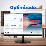 Vorago LED-W21-300 V5F pantalla para PC 54,6 cm (21.5") 1920 x 1080 Pixeles Full HD Negro
