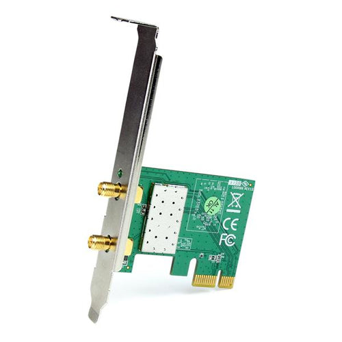 StarTech.com Adaptador Tarjeta PCI Express PCIe de Red Inalámbrica Wireless WiFi N 802.11b/g/n 300Mbps 2T2R Tarjetas de 