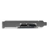 StarTech.com Tarjeta Adaptadora Controladora PCI Express PCIe 2 Puertos eSATA 2 Puertos SATA - SATA III - 6Gbps Tarjetas