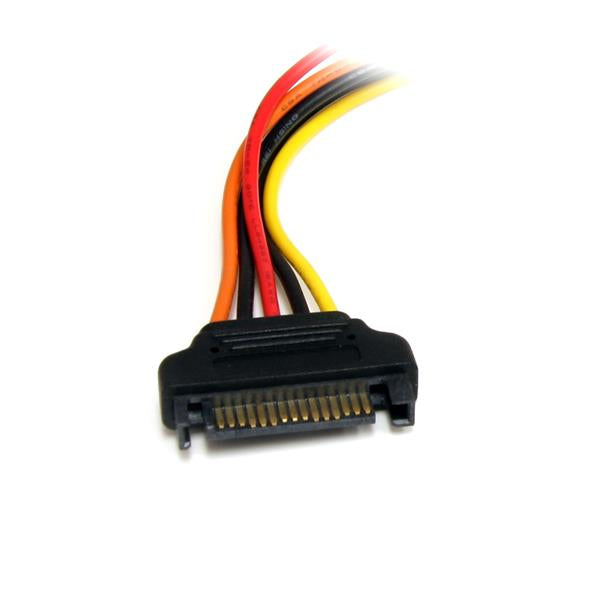 StarTech.com Cable de 30cm de Extensión de Alimentación Corriente SATA - 15 pines Cable 0,305 m SATA de 15 pines SATA de 15 pines Macho