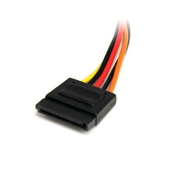 StarTech.com Cable de 30cm de Extensión de Alimentación Corriente SATA - 15 pines Cable 0,305 m SATA de 15 pines SATA de 15 pines Macho