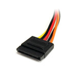 StarTech.com Cable de 30cm de Extensión de Alimentación Corriente SATA - 15 pines Cable 0,305 m SATA de 15 pines SATA de 15 pines Macho