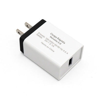 Cargador USB BROBOTIX 963325 Tipo-C Carga Rápida Pared Negro