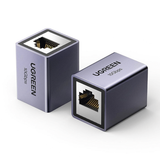 Acoplador STP (Extensor de Cable Ethernet RJ45) | 10Gbps | Blindado | Compatibilidad con Cat8 Cat7 Cat6 Cat5e | Hasta 100 Metros (328.08 Pies) | Aleación de Aluminio