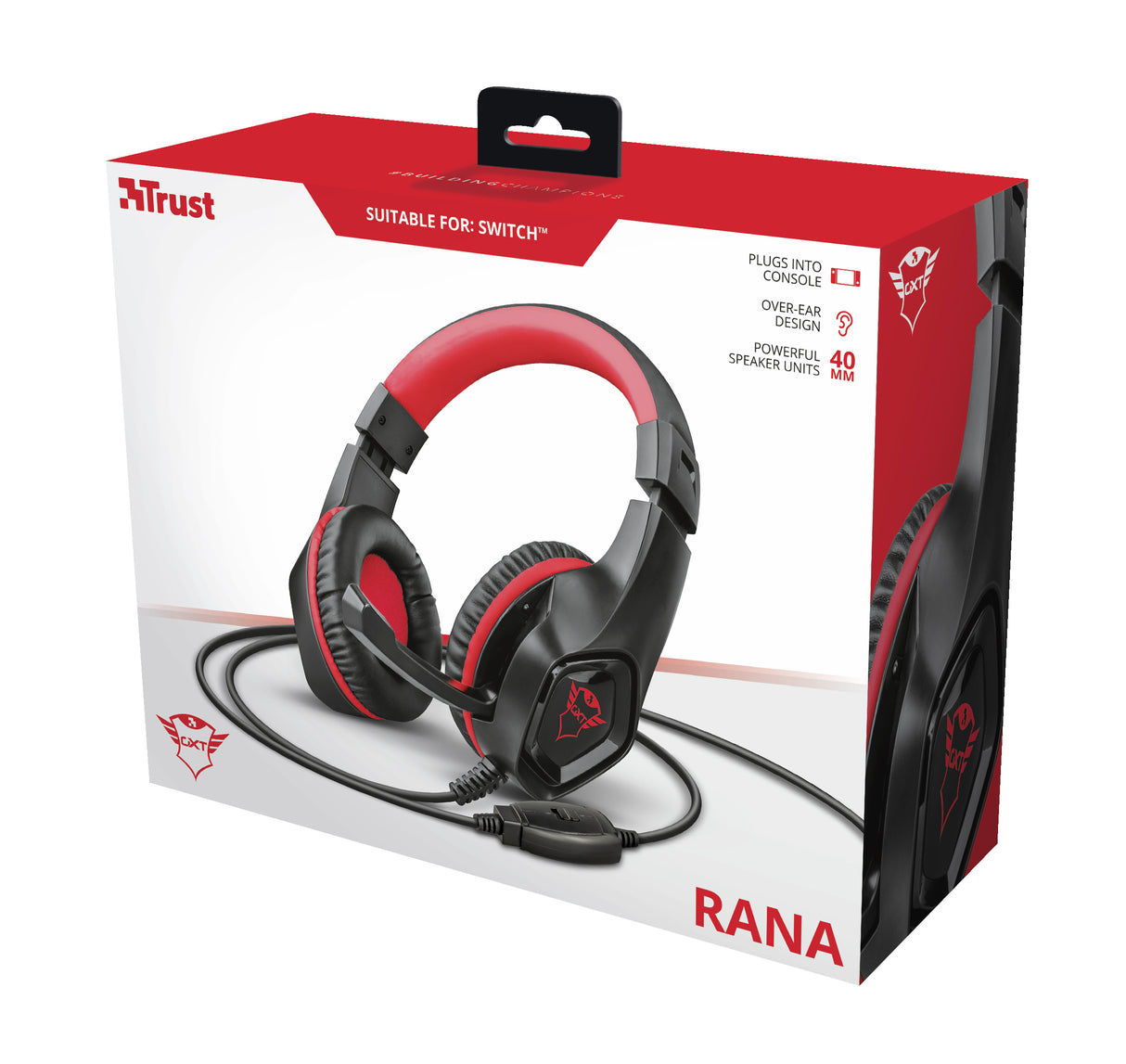 Trust GXT 404R Rana Auriculares Auriculares Diadema Juego Binaural