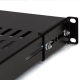 StarTech.com Estante Bandeja Fijo para Gabinete Rack de Servidores con Profundidad Ajustable Rack Estantería ajustable Negro 80 kg 1U