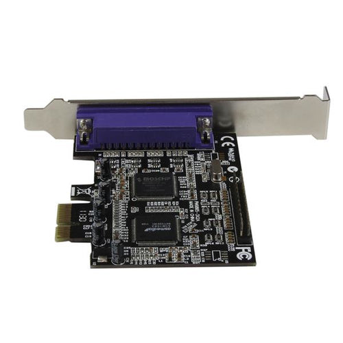 StarTech.com Adaptador Tarjeta PCI-Express PCIe Paralelo de 2 Puertos DB25 IEEE1284 - SPP EPP ECP Bracket Perfil Bajo Ta