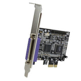 StarTech.com Adaptador Tarjeta PCI-Express PCIe Paralelo de 2 Puertos DB25 IEEE1284 - SPP EPP ECP Bracket Perfil Bajo Ta