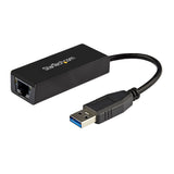 StarTech.com Adaptador Tarjeta de Red Externa USB 3.0 a Ethernet Gigabit - Conversor de Red NIC 10/100/1000 - Adaptador LAN Externo USB a RJ45 - se Ajusta a TAA tarjetas de red Alámbrico USB Ethernet 1