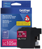 Brother LC105M Cartucho de Tinta Tinta a base de pigmentos Impresión por inyección de tinta MFC-J4510DW 1 pieza(s)