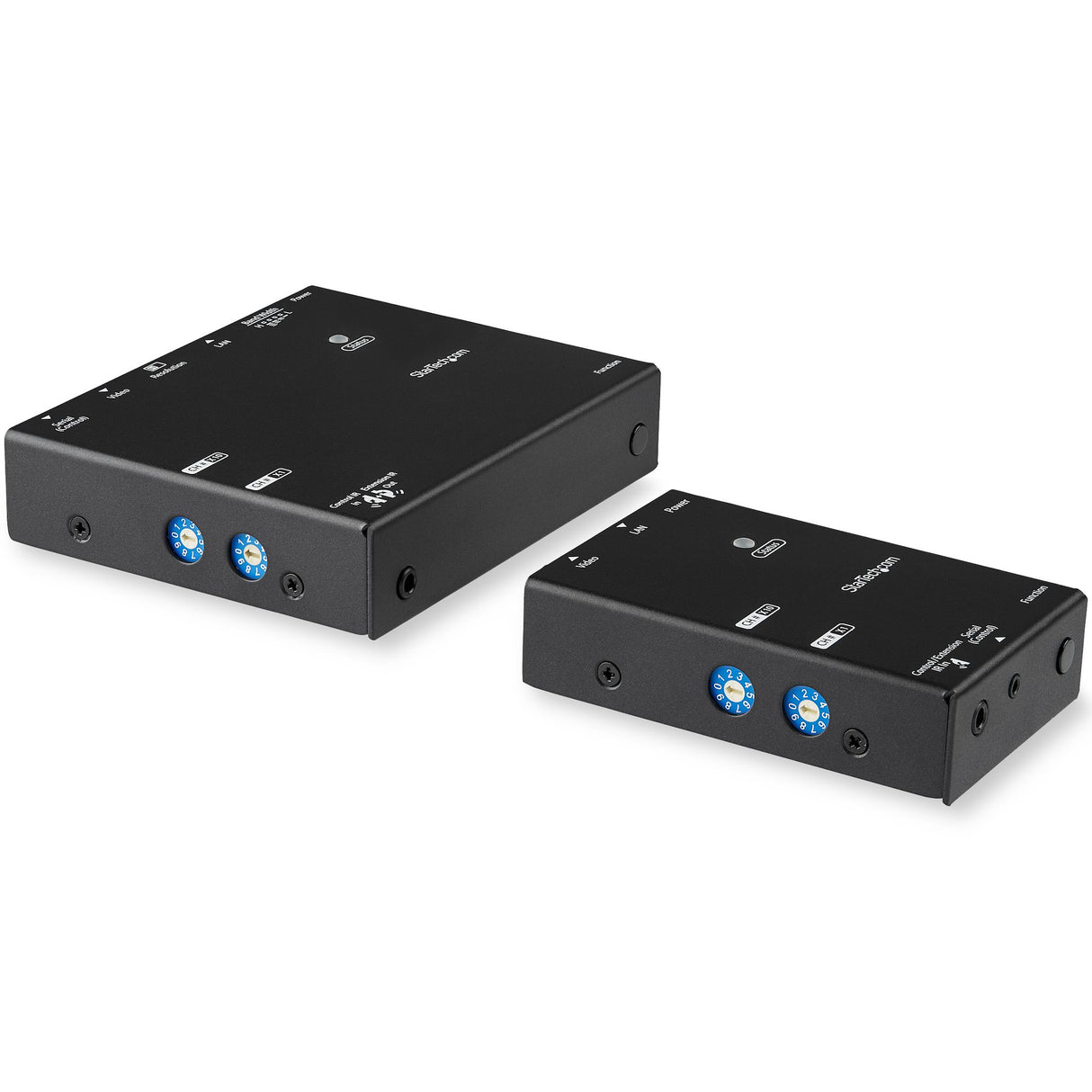 StarTech.com Juego de Extensor HDMI por IP con Compresión Avanzada audio/vídeo extendedores Transmisor y receptor de señales AV 1920 x 100 Pixeles Cat5e, Cat6 15 m