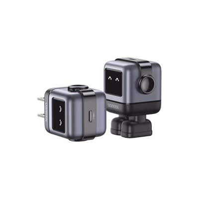 Cargador Mini GaNRobot 30W serie UNO | 1 USB-C de Carga Rápida | Tecnología GaN II | Multiprotocolo PD/QC/SCP/FCA | Carga Inteligente | Pantalla LED |